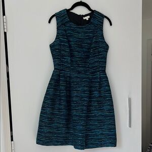 Shoshana metallic tweed dress